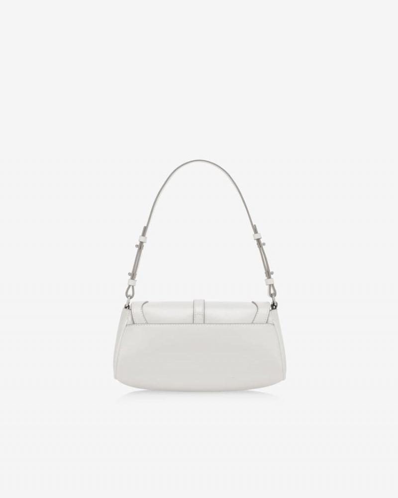 Women's Find Kapoor Becky Bag 21 Tote Shoulder Bags White | NFG1310YN