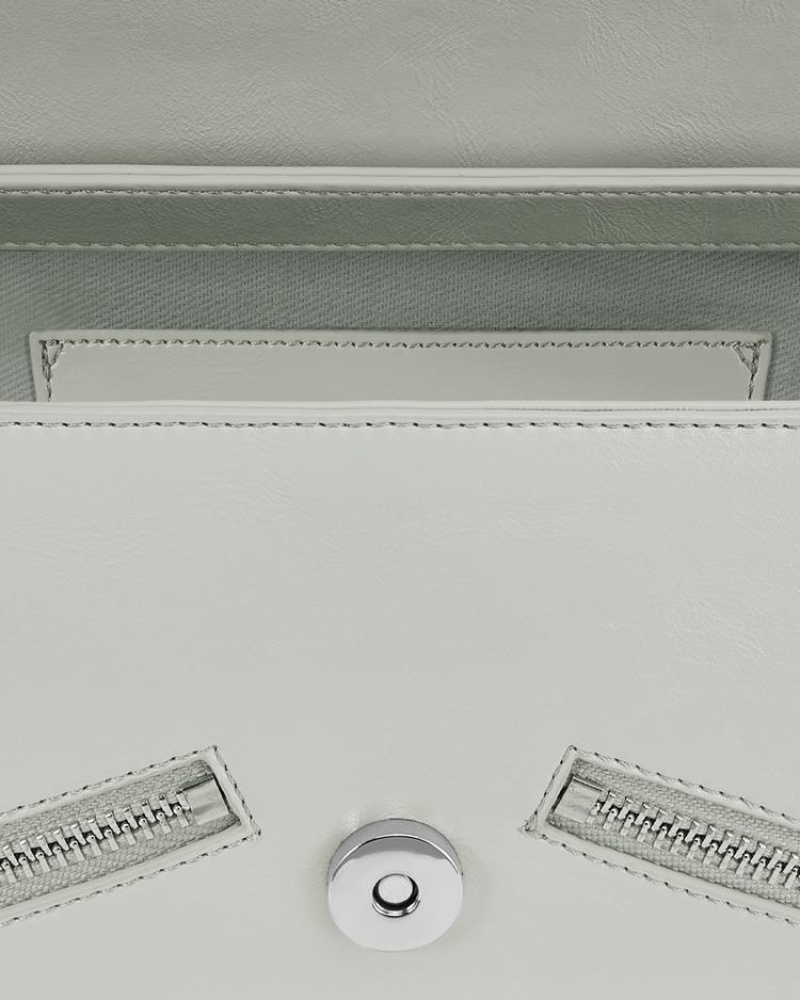 Women's Find Kapoor Becky Bag 29 Tote Shoulder Bags Grey Green | KJD4975EH