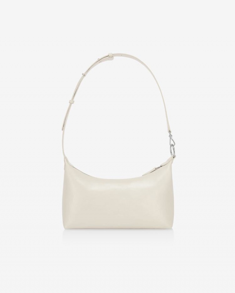 Women's Find Kapoor Bella Bag 26 Tote Shoulder Bags White | FXB6997QC
