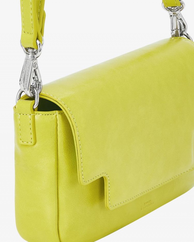 Women's Find Kapoor Lia Bag 19 Crinkled Tote Crossbody Bags Light Green | QNZ194RF