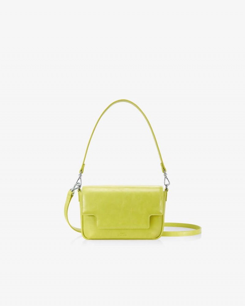 Women's Find Kapoor Lia Bag 19 Crinkled Tote Crossbody Bags Light Green | QNZ194RF