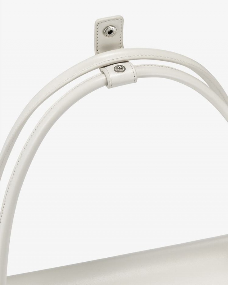 Women's Find Kapoor Marty Bag 26 Tote Shoulder Bags White | ELH691TG