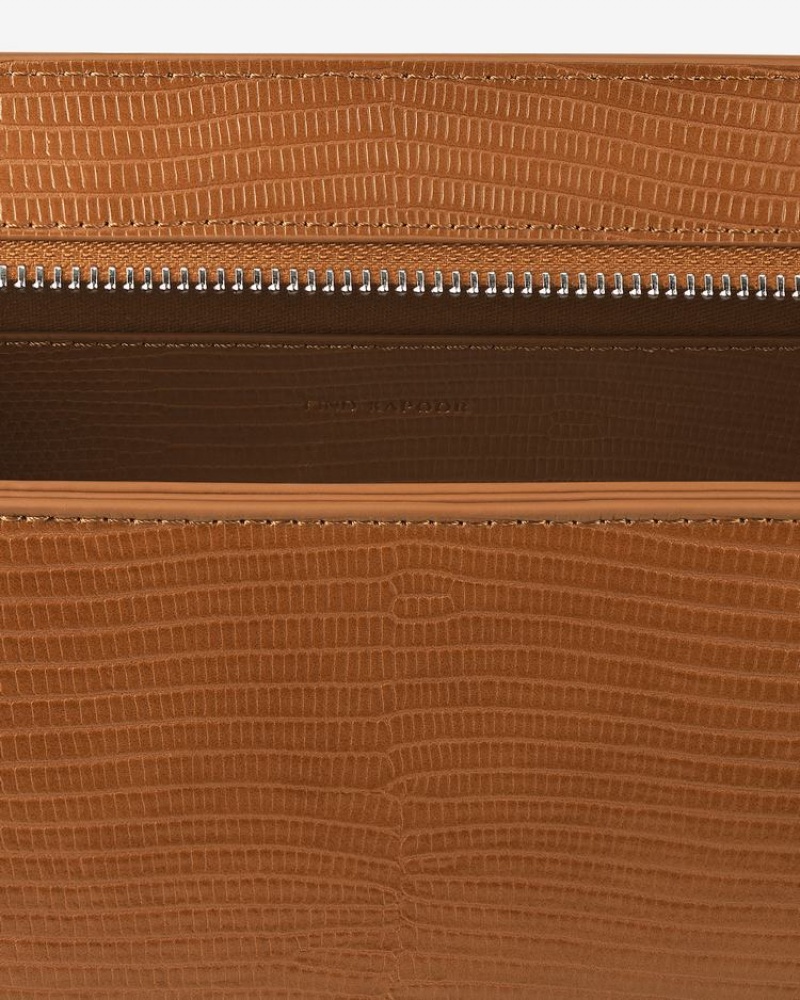 Women's Find Kapoor Marty Brick Bag 24 Lizard Tote Shoulder Bags Brown | SKI8881QT