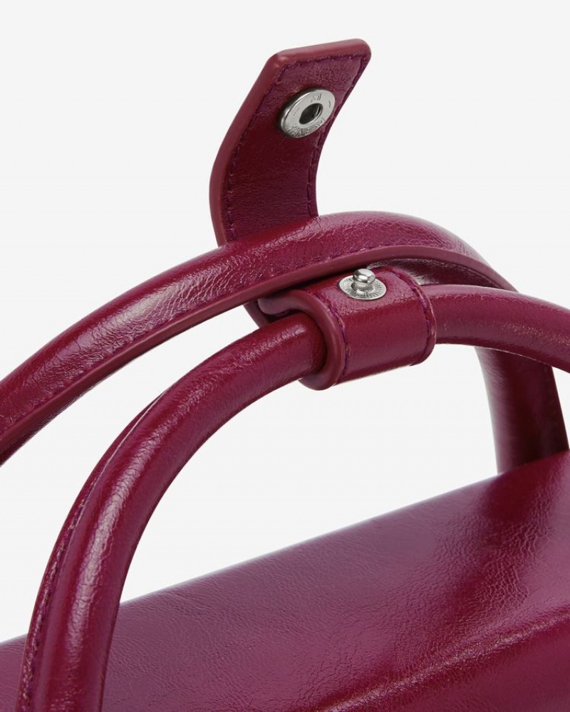 Women's Find Kapoor Marty Wedge Bag 22 Crinkled Tote Crossbody Bags Yellow Purple | HKZ3958NL