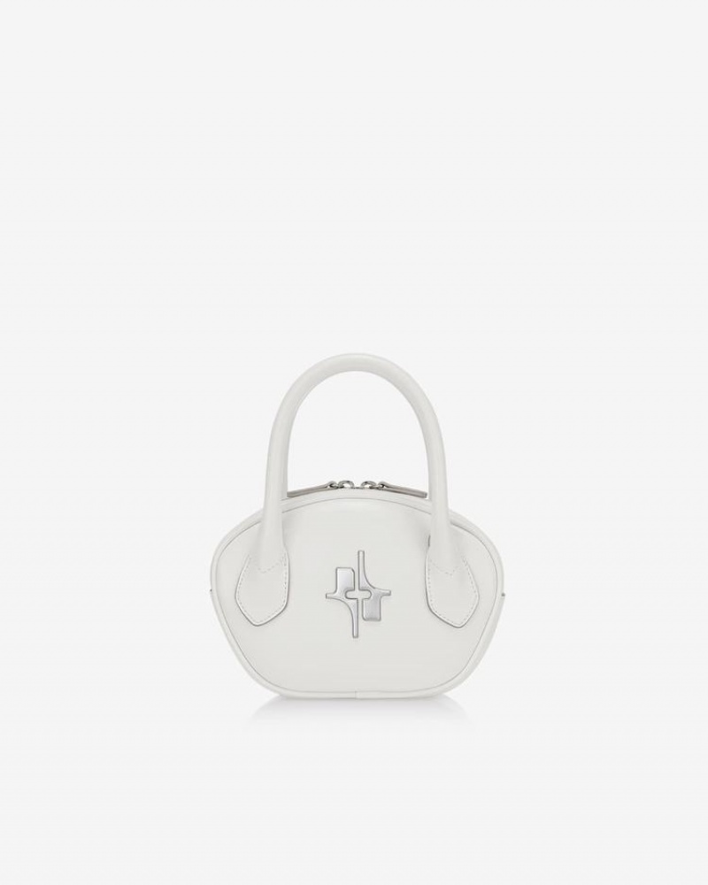Women's Find Kapoor Mini Ila Bag 18 Tote Crossbody Bags White | MAH3438TO