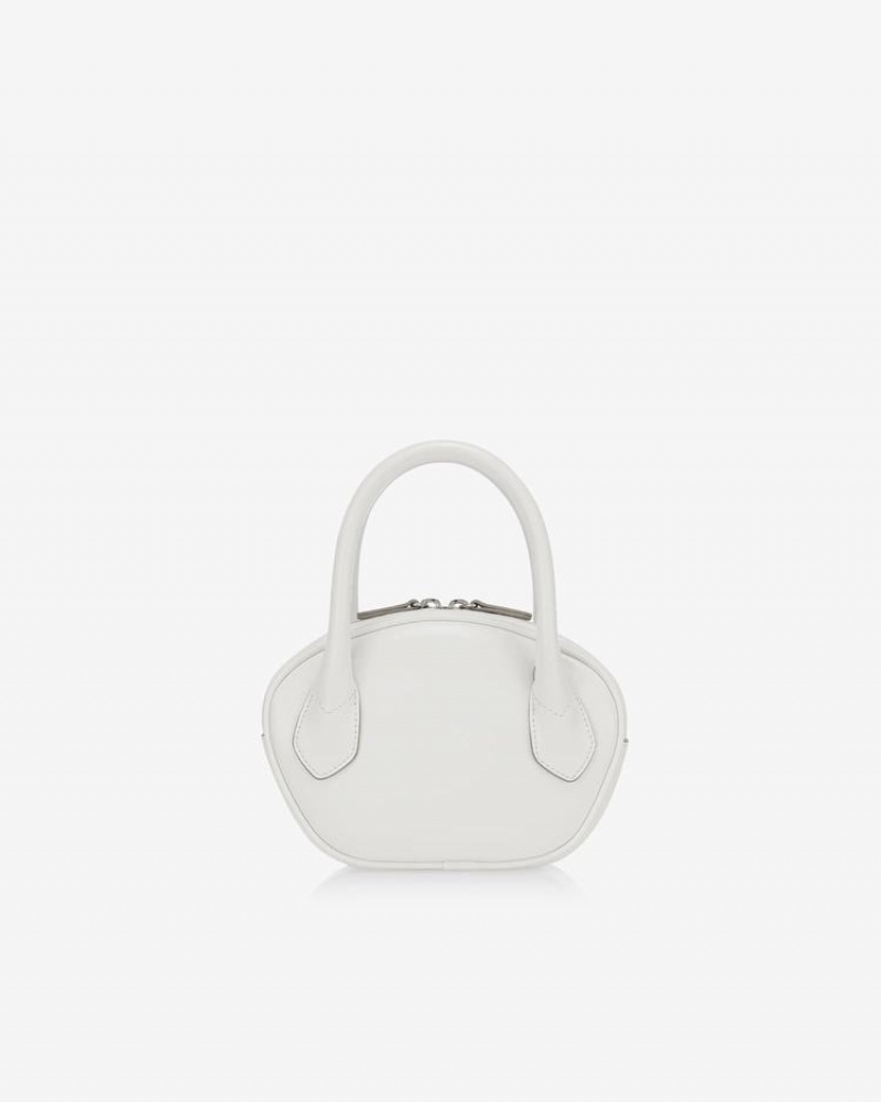 Women's Find Kapoor Mini Ila Bag 18 Tote Crossbody Bags White | MAH3438TO