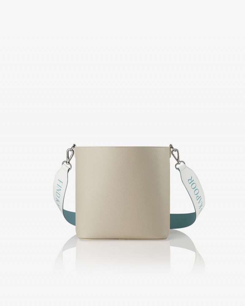 Women's Find Kapoor Pingo Bag 20 Basic Lettering Set Tote Bucket Bags Grey | DPR7560FQ