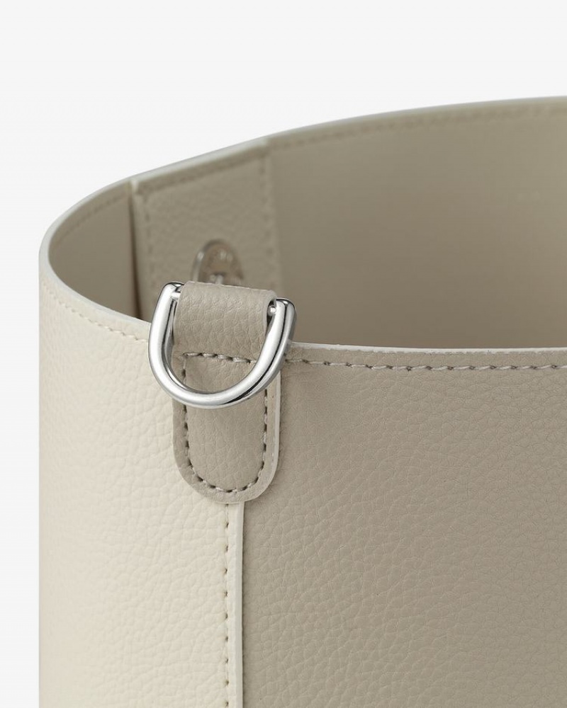 Women's Find Kapoor Pingo Bag 20 Basic Lettering Set Tote Bucket Bags Grey | DPR7560FQ