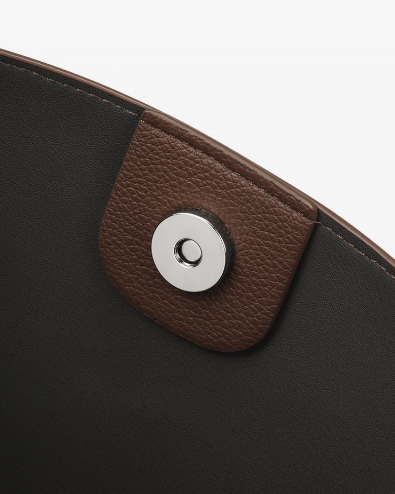 Women's Find Kapoor Pingo Bag 20 Basic Lettering Set Tote Bucket Bags Brown Purple | GEV9662FM