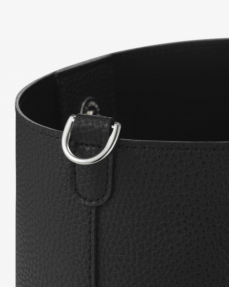 Women's Find Kapoor Pingo Bag 20 Basic Solid Set Tote Bucket Bags Black | ZDY7944SM