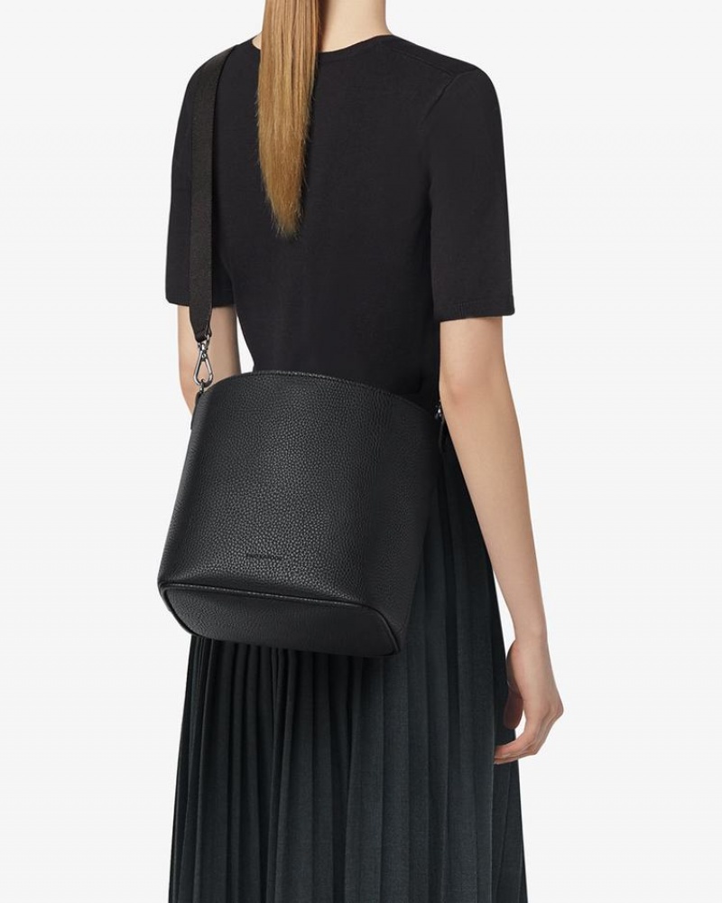 Women's Find Kapoor Pingo Bag 20 Basic Solid Set Tote Bucket Bags Black | ZDY7944SM