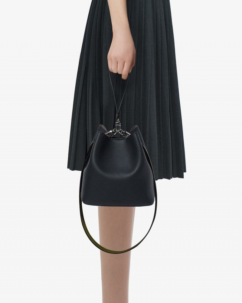 Women's Find Kapoor Pingo Bag 20 Basic Solid Set Tote Bucket Bags Black | ZDY7944SM